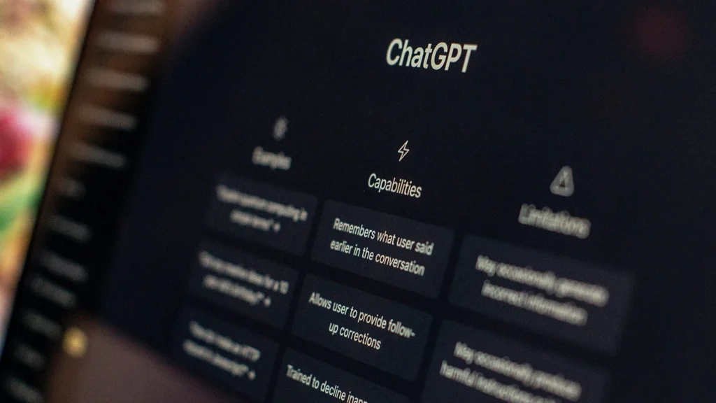 ChatGPTの画面
